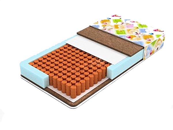 Матрас Kids Smart 80Х190 с чехлом Print Матрас Kids Smart 80Х190 с чехлом Print