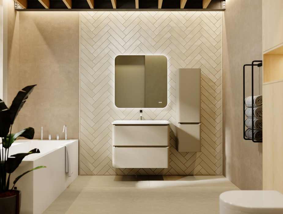 Пенал Welto 120 подвесной Светло-коричневый