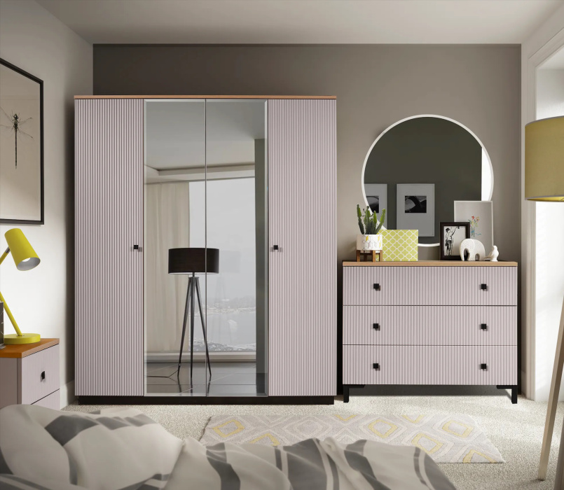 Шкаф 4-х дверный "Мадрид"