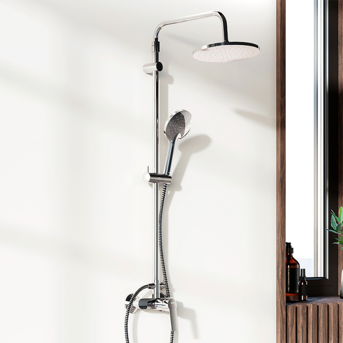 Душевая система Damixa Jupiter 977710000 Хром Душевая система Damixa Jupiter 977710000 Хром