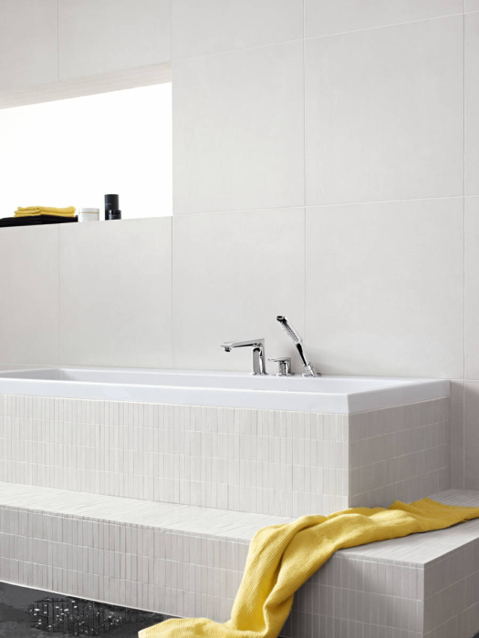 Смеситель для ванны HANSGROHE "Metris" на 3 отверстия