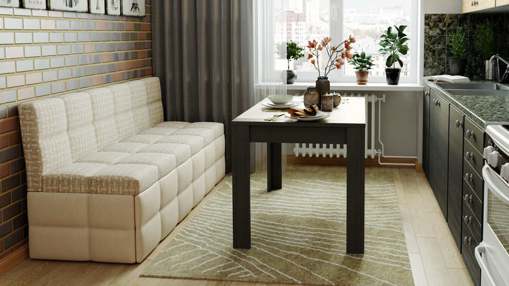 Скамья прямая "Домино" Скамья прямая "Домино"