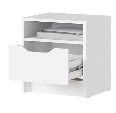 Тумба прикроватная ТБ 01 Руна Белый
