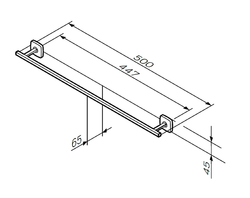 Полотенцедержатель AM.PM Gem A90346400
