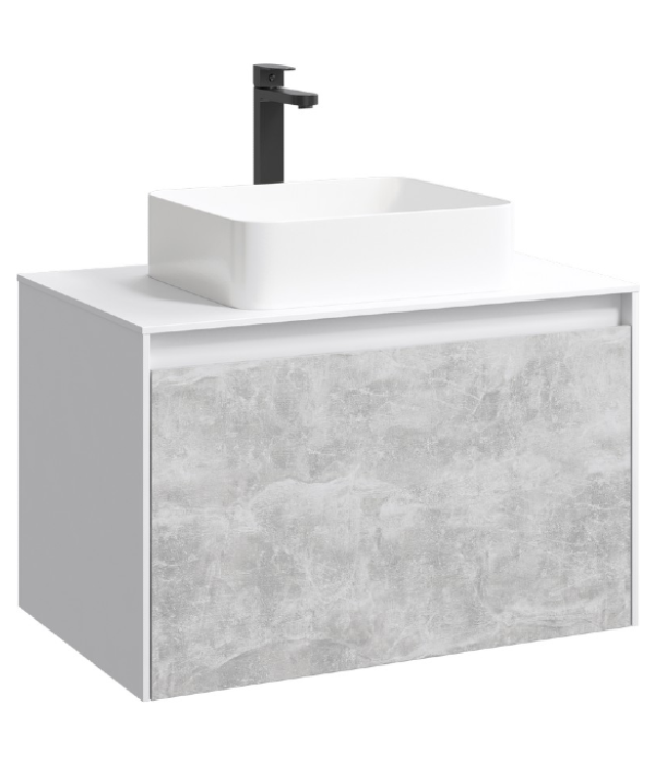 Тумба подвесная с раковиной AQWELLA "Mobi-80" Тумба подвесная с раковиной AQWELLA "Mobi-80"