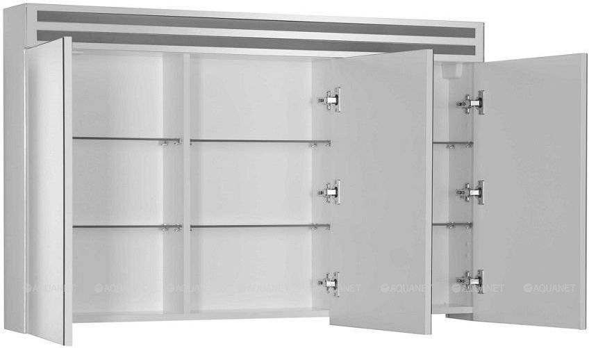 Зеркальный шкаф AQUANET "Эколь 120"