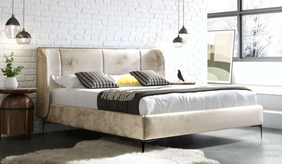 Кровать с подъемным механизмом "Мона" 180*200 Кровать с подъемным механизмом "Мона" 180*200