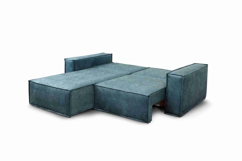 Диван-кровать угловой "Тулон 6" СТАНДАРТ Аликанте изумруд