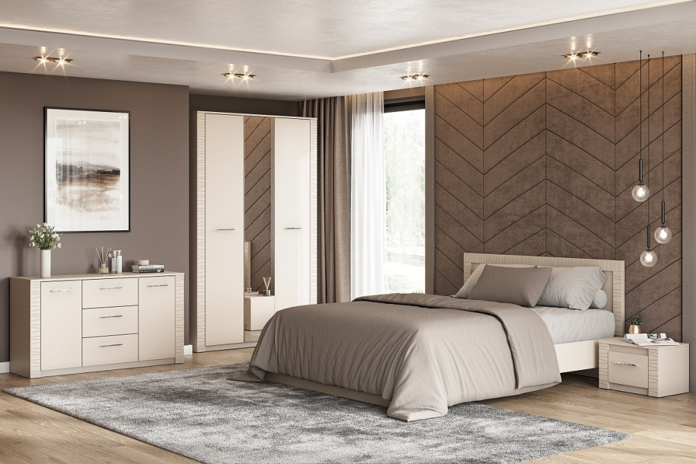 Комод 3 ящика 2 дверки "Калипсо"