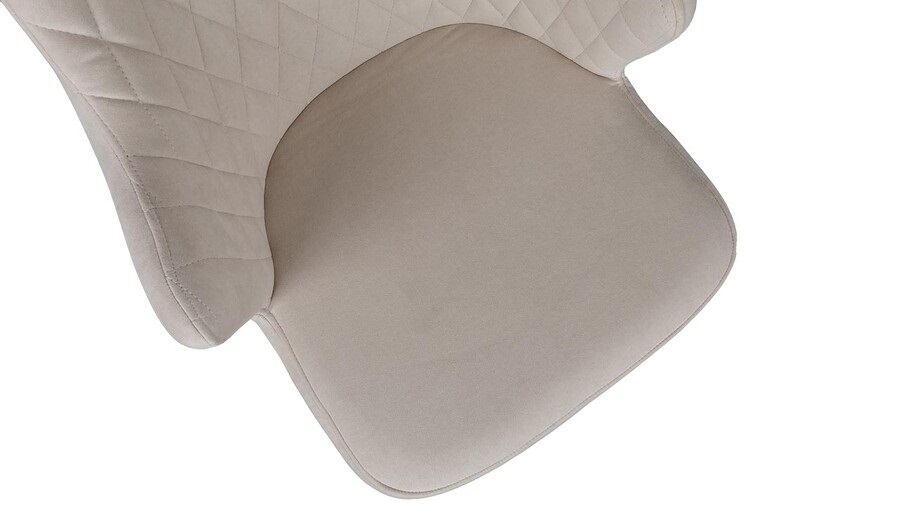 Стул «Лукас» Черный муар, Микровелюр BRENDY Creame