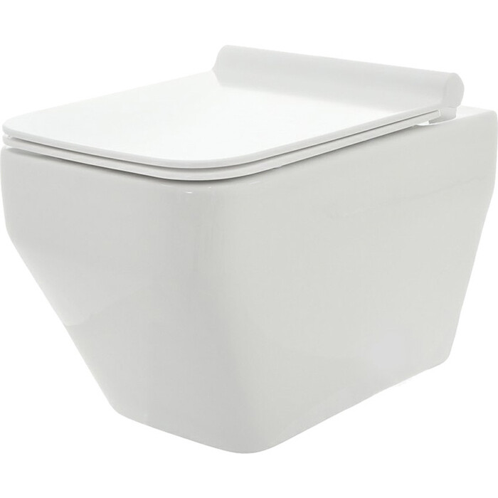 Унитаз подвесной AQUAme "Rimless" c сиденьем микролифт Унитаз подвесной AQUAme "Rimless" c сиденьем микролифт