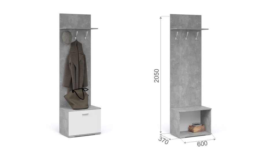 Вешалка и тумба "Виола" Вешалка и тумба "Виола"