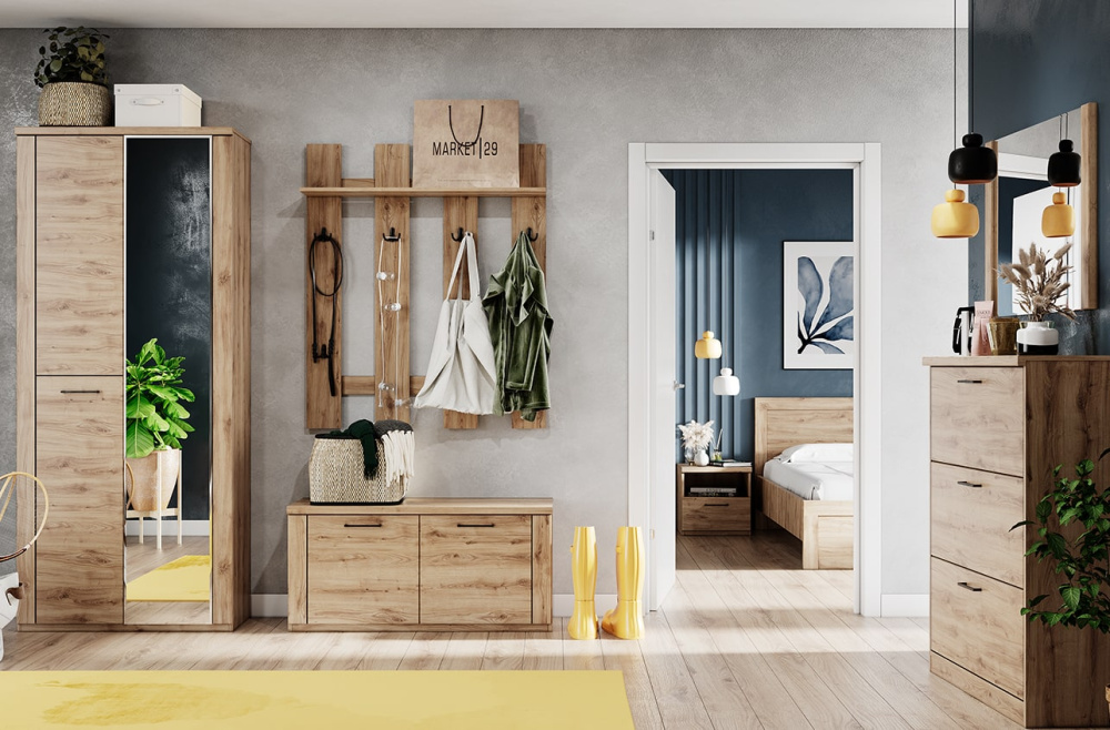 Тумба для обуви "ДОРСЕТ" 2D-1