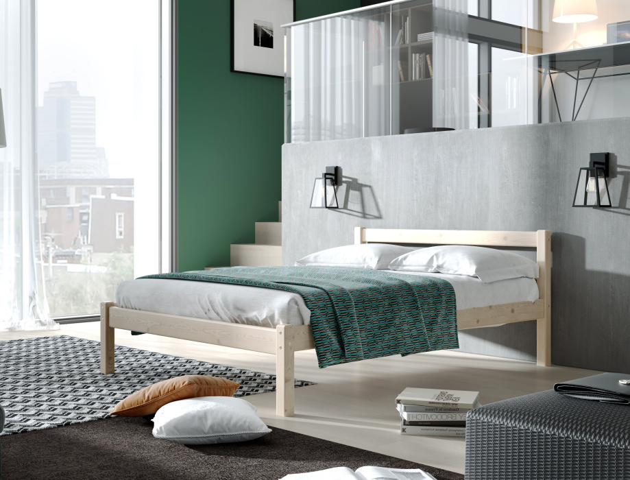 Кровать 1400 "Рино" с опорными брусками Кровать 1400 "Рино" с опорными брусками