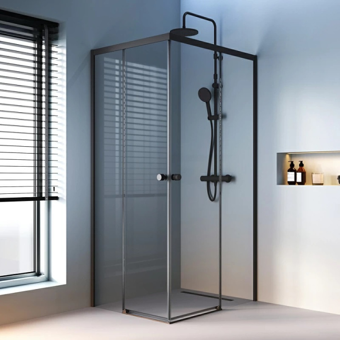 Душевое ограждение X-Joy "Square Slide" 100Х80 Душевое ограждение X-Joy "Square Slide" 100Х80