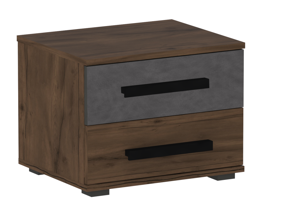 Тумба прикроватная с 2 ящиками "Глазго" Тумба прикроватная с 2 ящиками "Глазго"