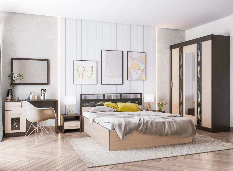 Спальня "Эрика" Комплект 1 Спальня "Эрика" Комплект 1