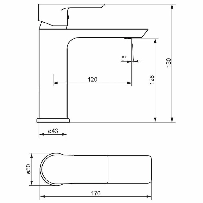 Смеситель для раковины Damixa Apollo 470210300