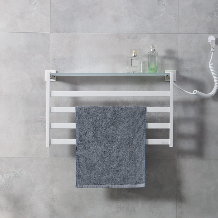 Полотенцесушитель электрический Black&White N-333W Matt White (580Х350Х130) Полотенцесушитель электрический Black&White N-333W Matt White (580Х350Х130)