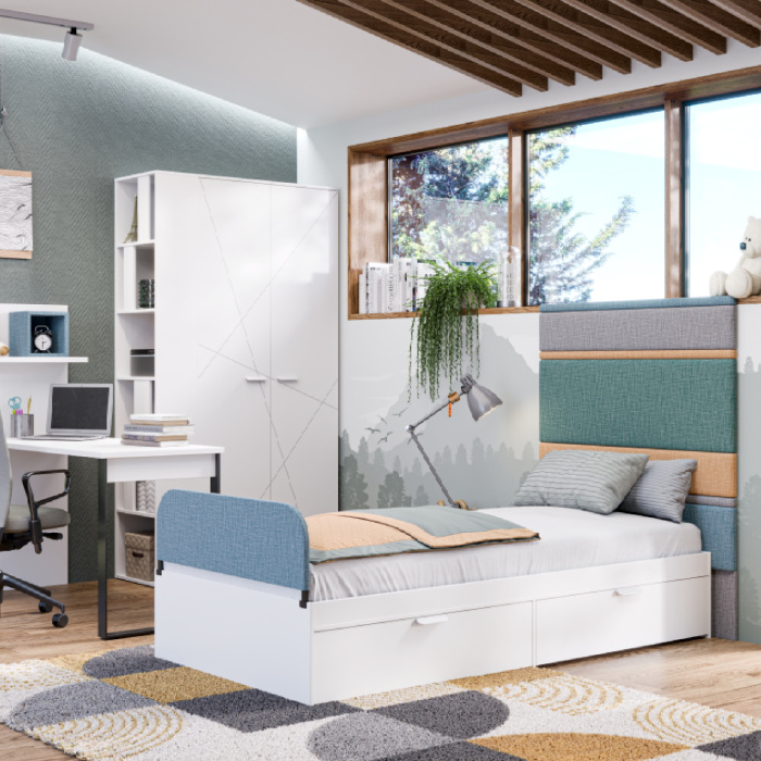 Кровать "Милтон" + тумба Кровать "Милтон" + тумба