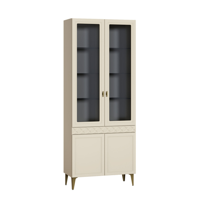 Шкаф-витрина "Марион" Бежевый Шкаф-витрина "Марион" Бежевый