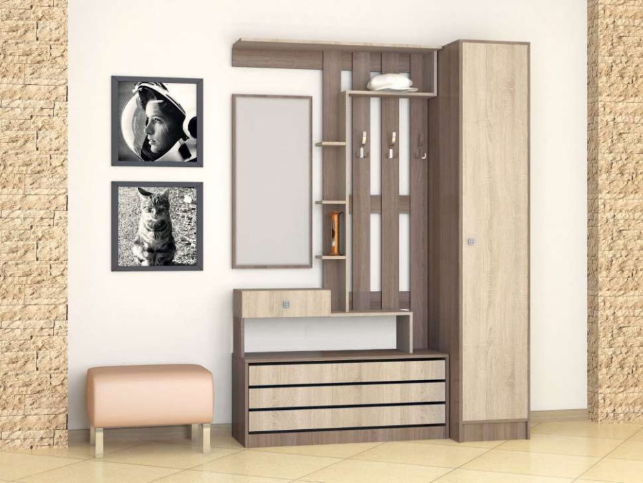 Прихожая "Ямайка" Комплект 1 Ясень шимо Прихожая "Ямайка" Комплект 1 Ясень шимо