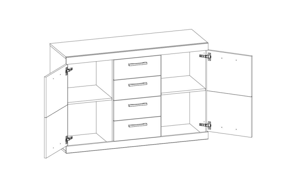 Тумба "ОСКАР" 2D4S