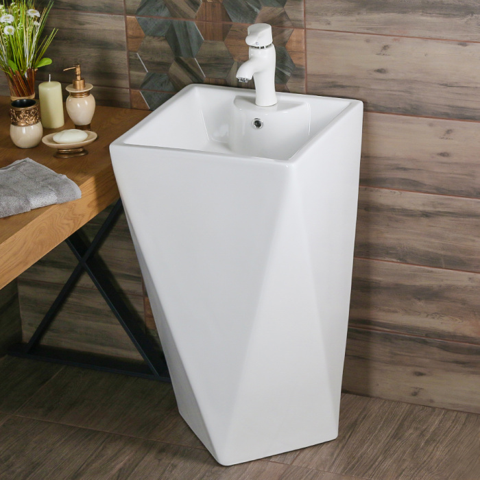 Раковина напольная "MELANA" MLN-B156 470Х470Х850 Раковина напольная "MELANA" MLN-B156 470Х470Х850