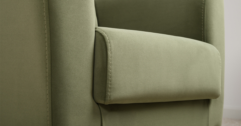 Кресло "Барселона" ТК 672 Diagonal 694 (оливковый)