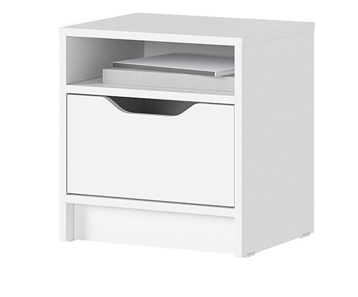 Тумба прикроватная ТБ 01 Руна Белый Тумба прикроватная ТБ 01 Руна Белый