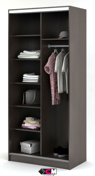 Шкаф-купе "Альянс" 1,0м