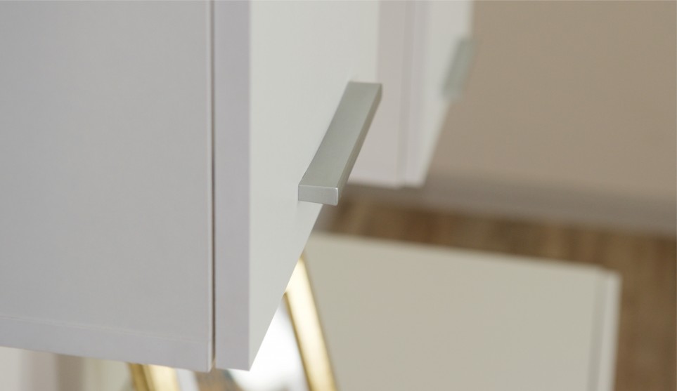 Стенка "Невио-1" Дуб крафт золотой/белый