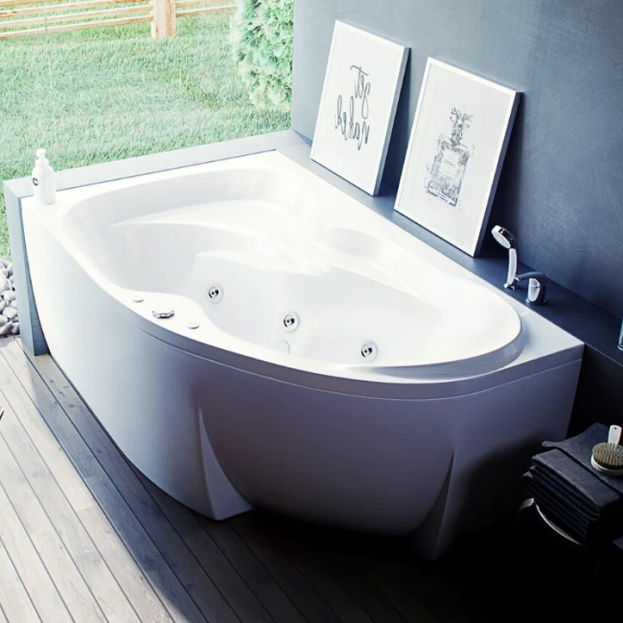 Ванна акриловая Aquatek "Вега 170Х105 L" без гидромассажа