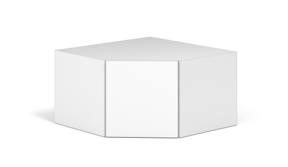 Антресоль "Чикаго вайт" угловая Антресоль "Чикаго вайт" угловая