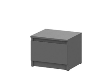 Тумба прикроватная "Денвер" Графит серый Тумба прикроватная "Денвер" Графит серый