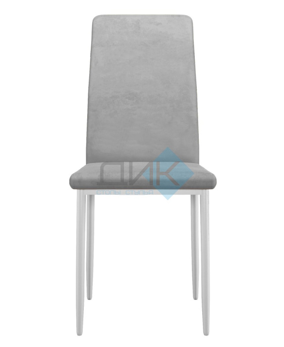 Стул DikLine 272 B22 GREY, ножки белые