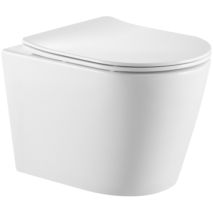 Унитаз подвесной Triton-Pro Verso VO-0832, сиденье, фурнитура Унитаз подвесной Triton-Pro Verso VO-0832, сиденье, фурнитура