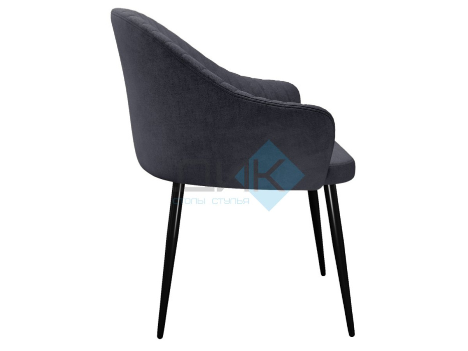 Стул DikLine 440 TW11 серый, ножки черные