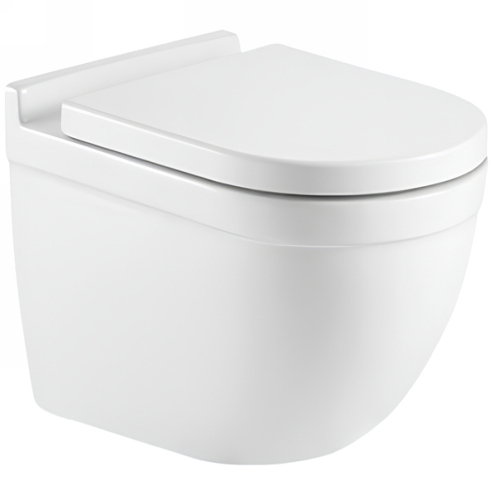 Унитаз подвесной AQUAme AQM2010 с сиденьем Микролифт Унитаз подвесной AQUAme AQM2010 с сиденьем Микролифт