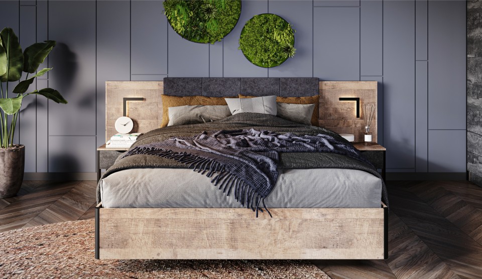 Кровать МИ 180 без ламелей "Стокгольм"