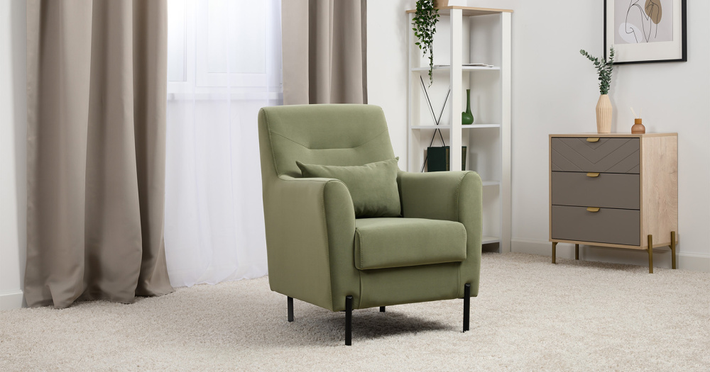 Кресло "Барселона" ТК 672 Diagonal 694 (оливковый) Кресло "Барселона" ТК 672 Diagonal 694 (оливковый)