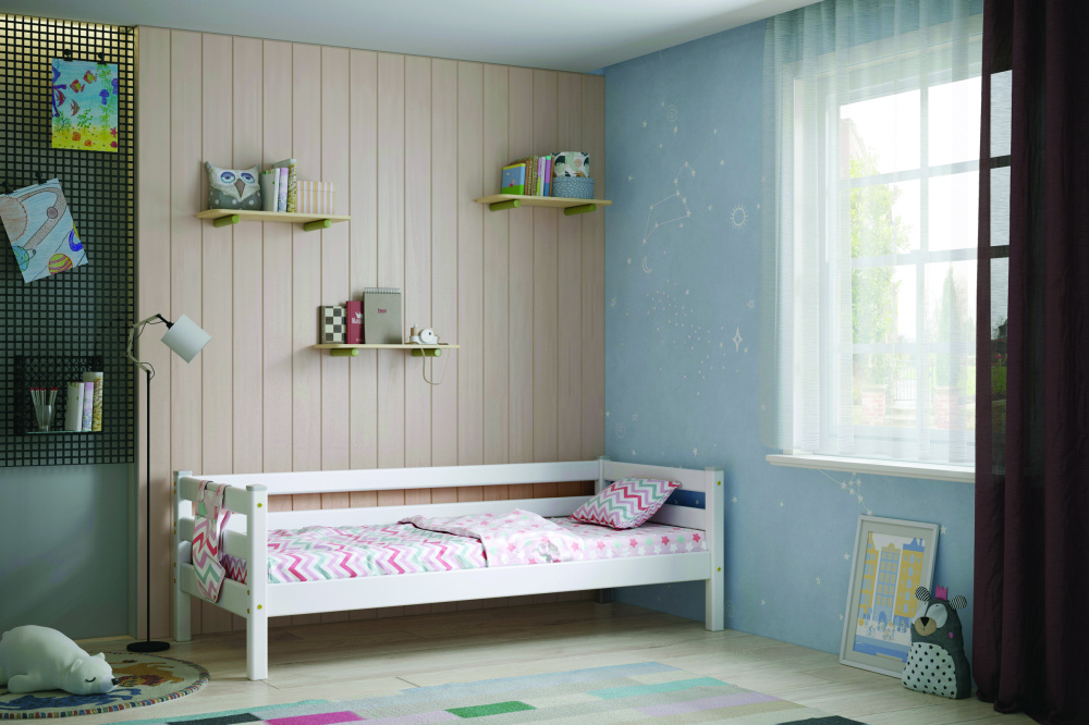 Кровать "Соня" Вариант 2 с задней защитой Кровать "Соня" Вариант 2 с задней защитой