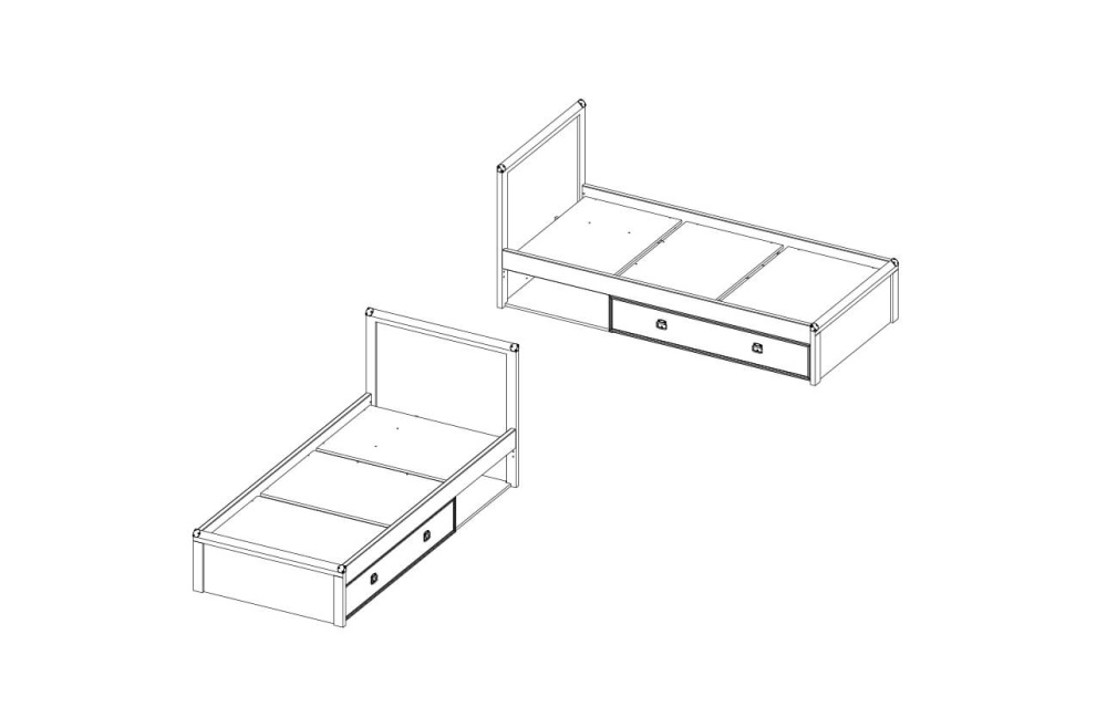 Кровать 90 "МАГЕЛЛАН"