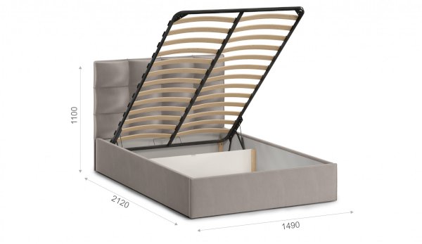 Кровать с подъемным механизмом "Вена" 140*200