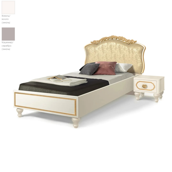 Кровать 0,9м "Сицилия" Кровать 0,9м "Сицилия"