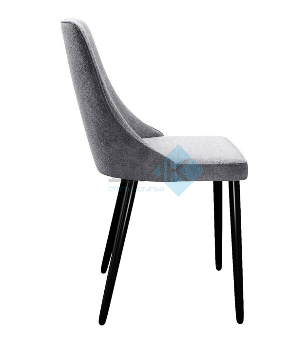 Стул DikLine 286 TW09 светло-серый, ножки черные