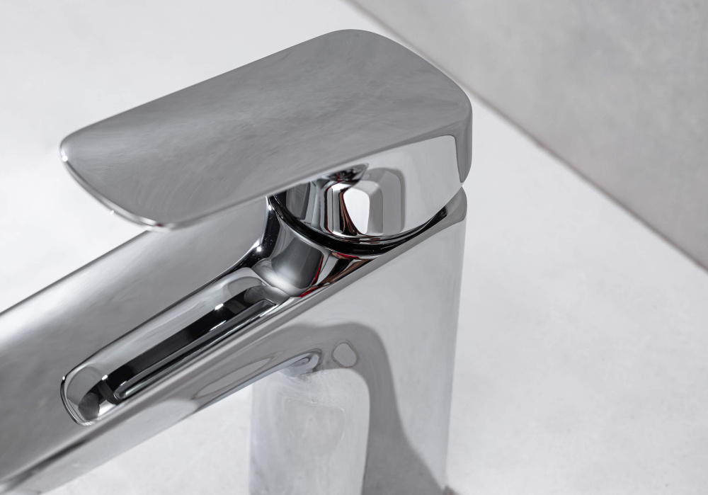 Cмеситель для раковины "Вега" без донного клапана AQ1010CR