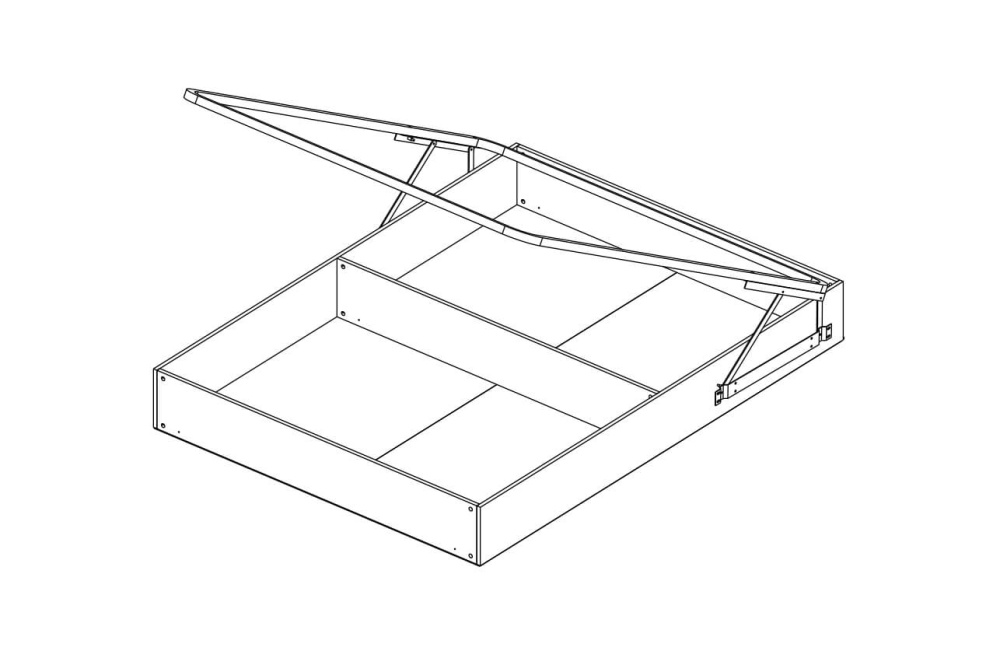 Кровать 160 N с подъемником "ОСКАР" без основания