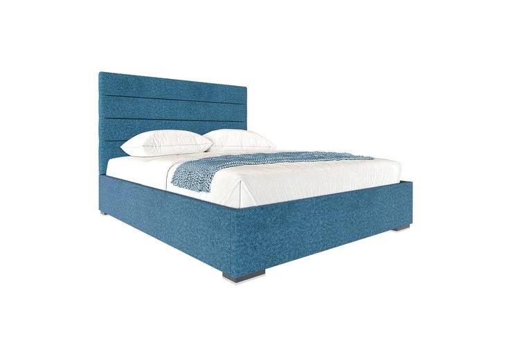 Кровать "Гранда" СТАНДАРТ 1800 (каркас) Аура голубой Кровать "Гранда" СТАНДАРТ 1800 (каркас) Аура голубой