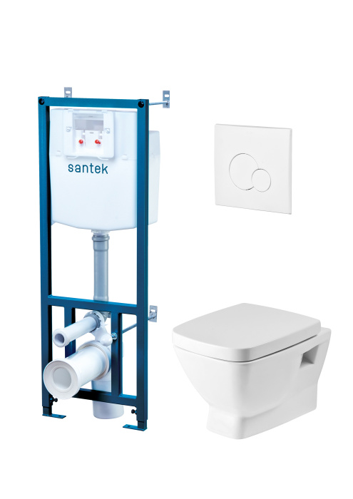 Инсталляция SANTEK Пэк "Бореаль" с подвесным унитазом Инсталляция SANTEK Пэк "Бореаль" с подвесным унитазом
